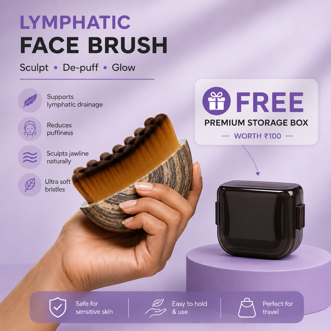 LymphaFlow-Lymphatic Face Brush
